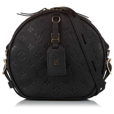 lv boite chapeau black|LOUIS VUITTON Empreinte Boite Chapeau Souple MM Black .